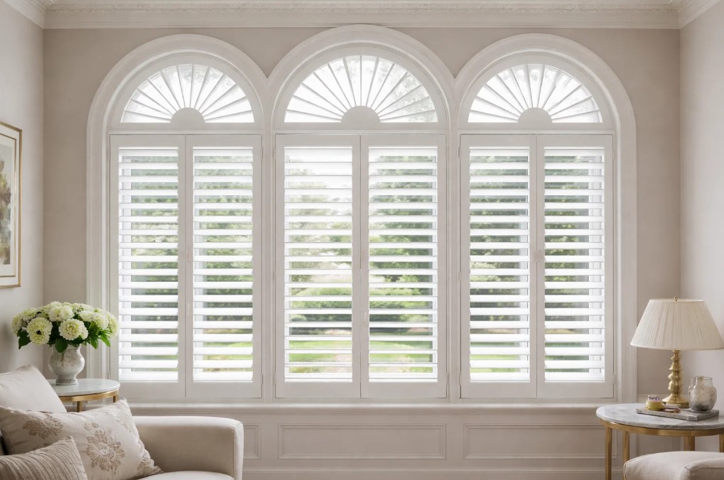 arched window shutters