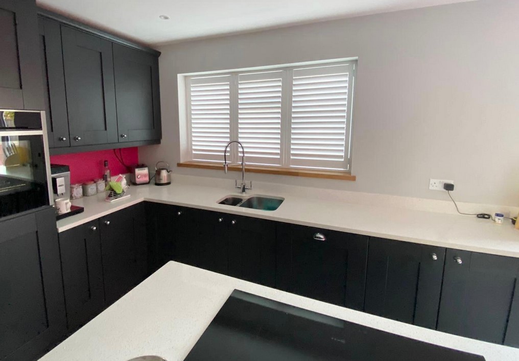 kitchen plantation shutters