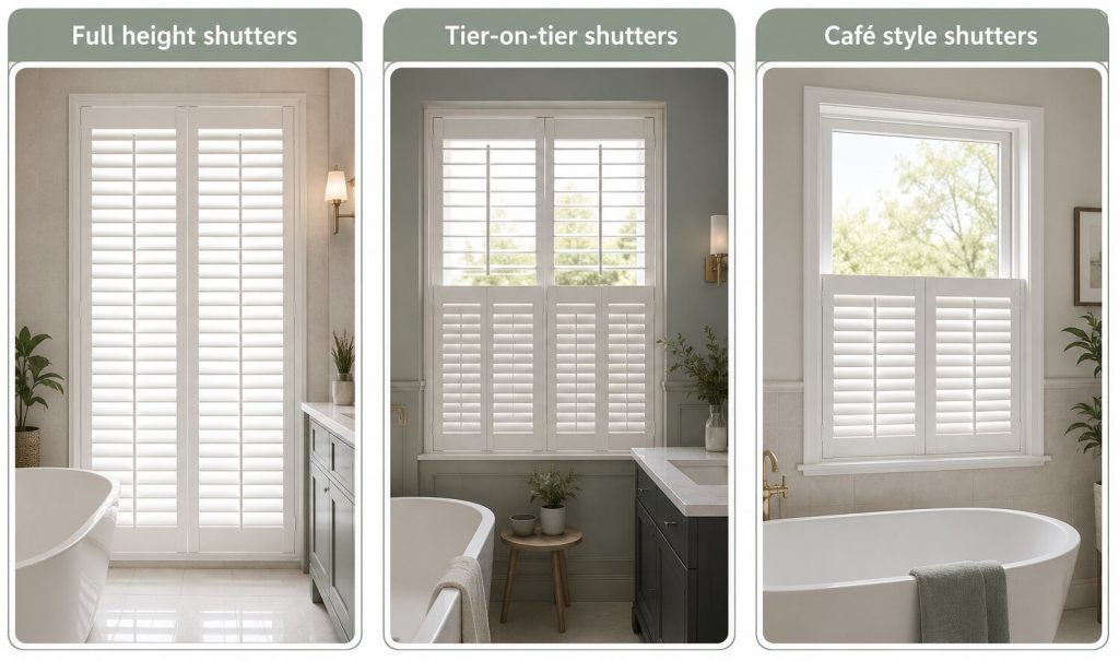 Design ideas for bathroom shutters