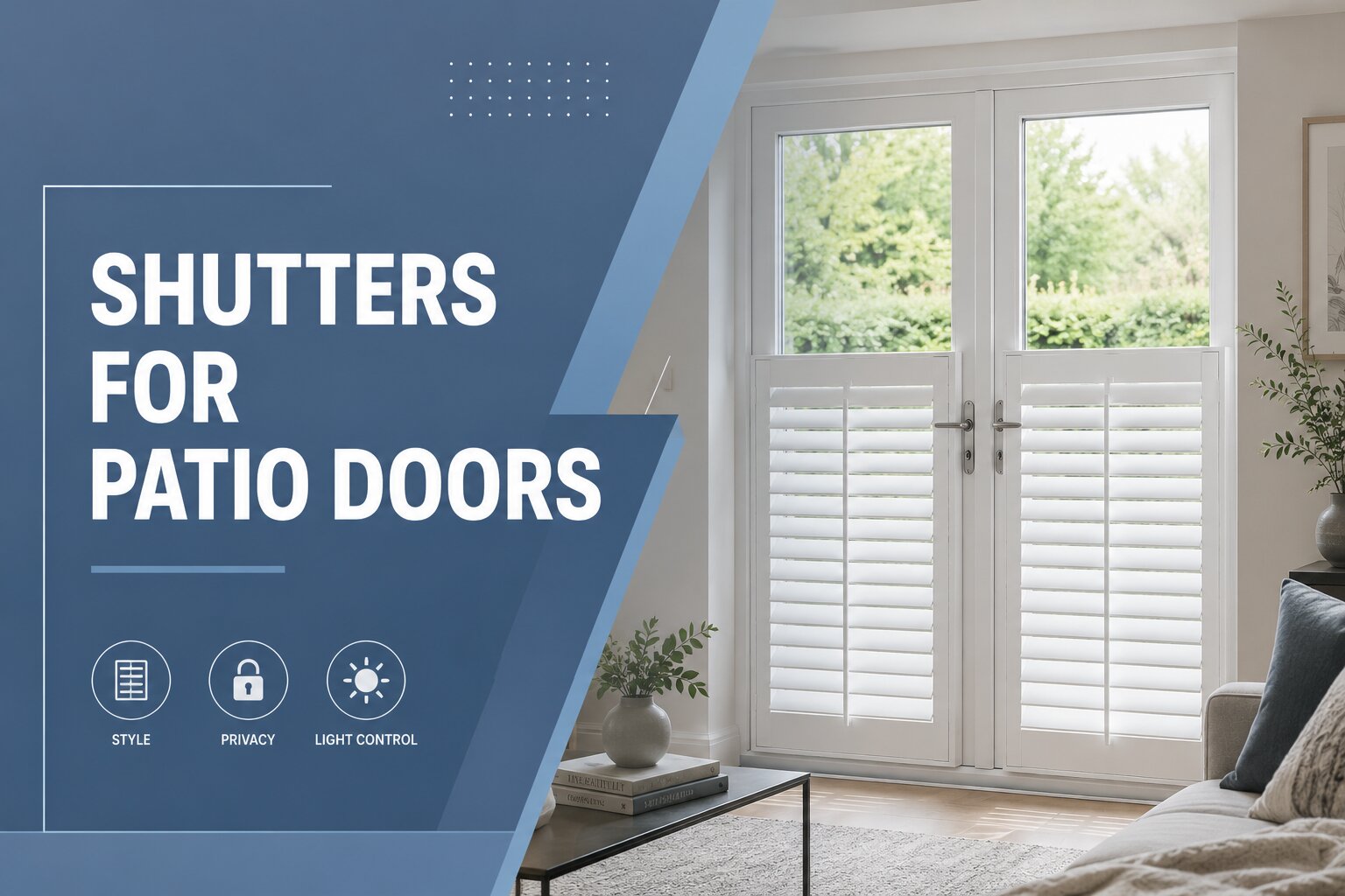 Shutters for Patio Doors & Large Windows: The Complete Guide