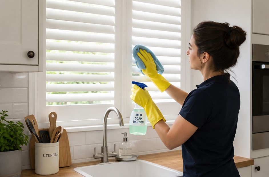 Cleaning Kitchen shutters
