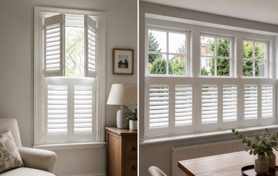 Tier on tier shutters vs café-style shutters